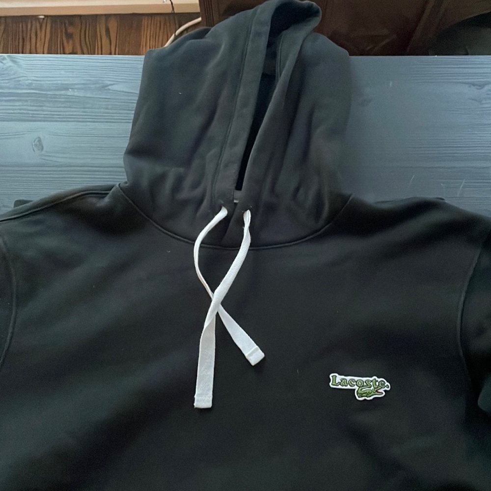 Lacoste black hoodie